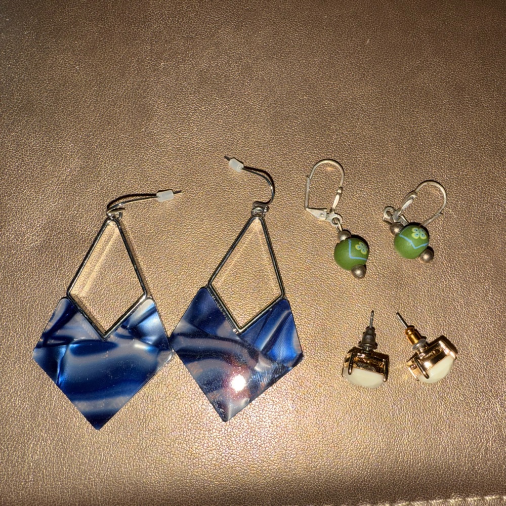 Three Earring Pairs